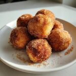 Air Fryer Spiced Apple Donut Holes