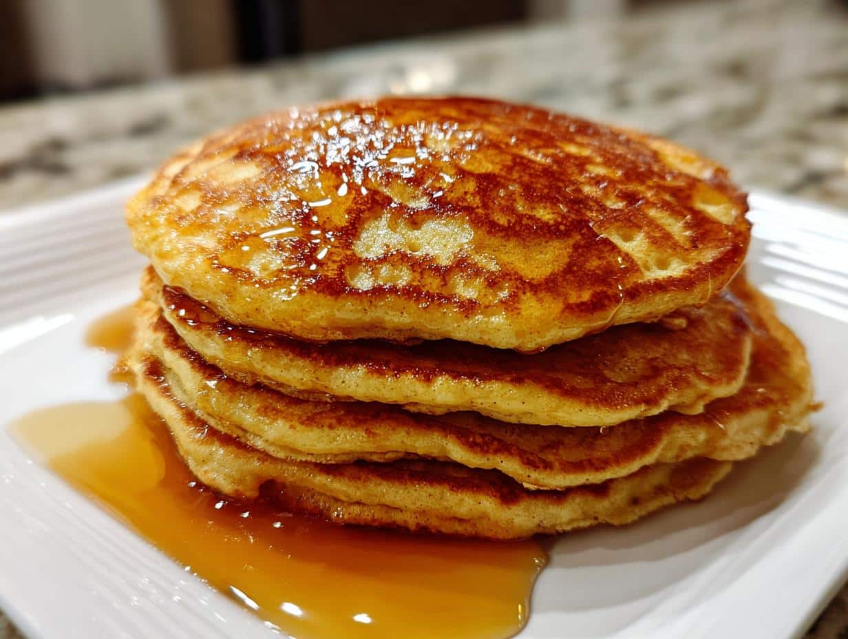 15-Minute Air Fryer Spiced Eggnog Pancakes You'll Crave 4 Air Fryer Spiced Eggnog Pancakes - detail 1