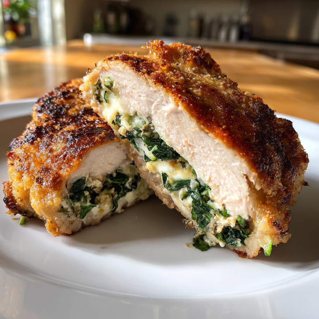 Air Fryer Spinach-Stuffed Pork Chops - detail 1