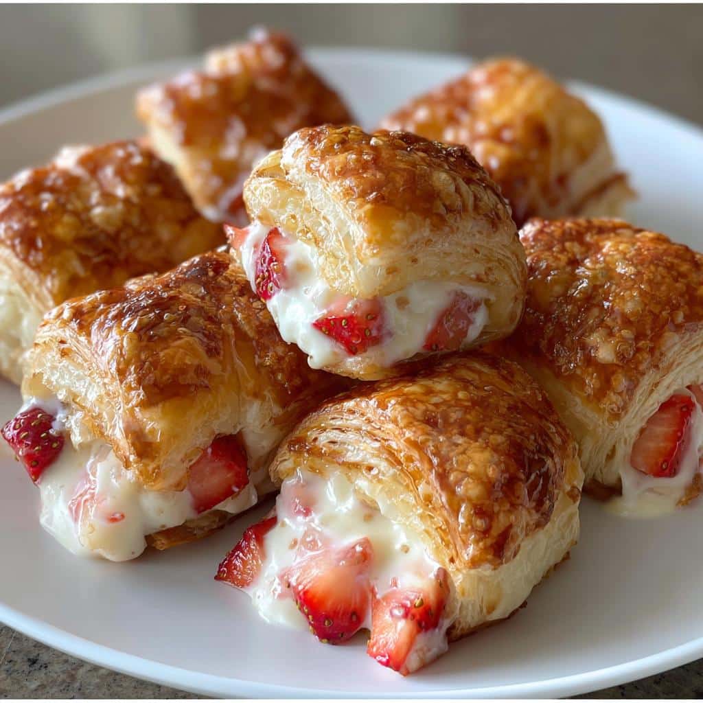 Air Fryer Strawberry Cream Cheese Bites