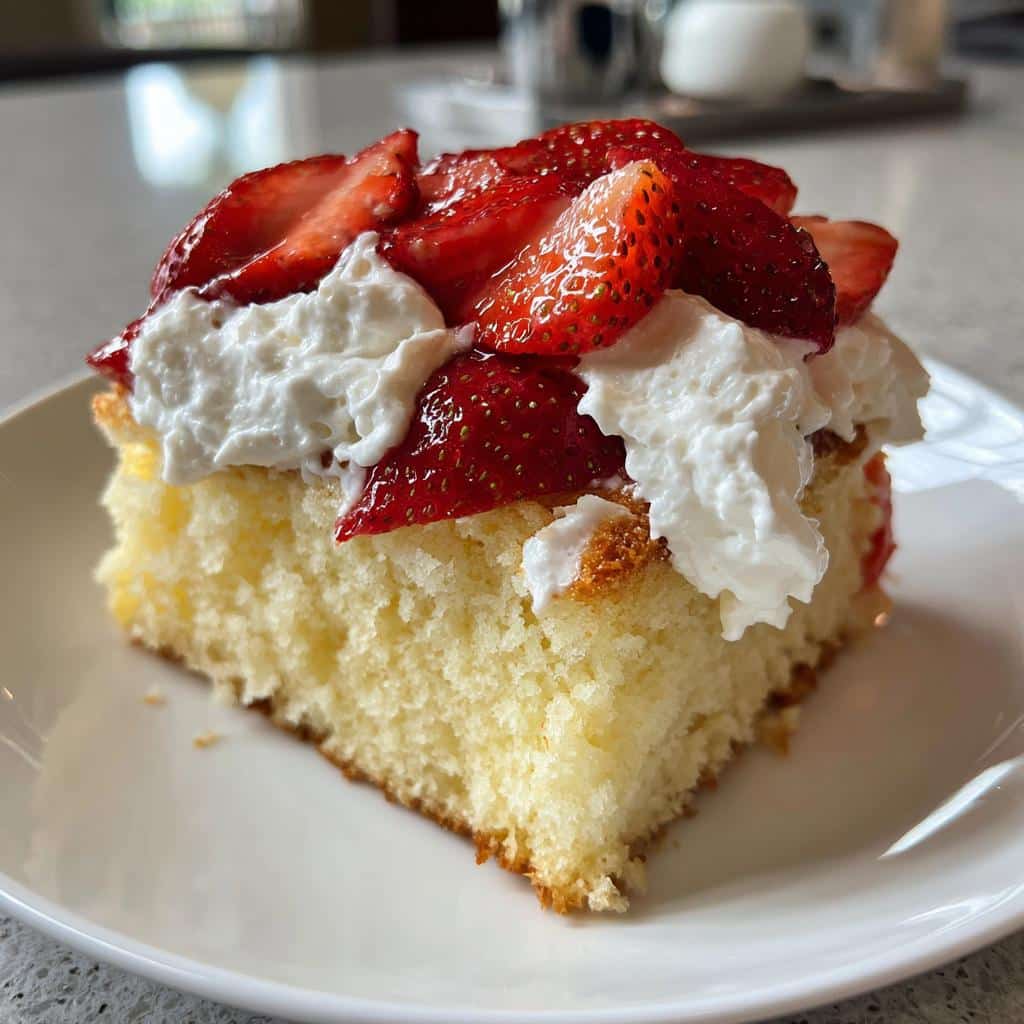 Air Fryer Strawberry Shortcake