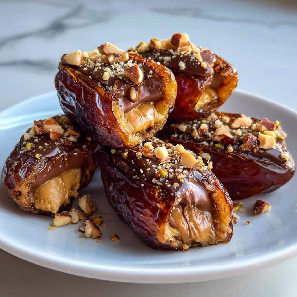 Air Fryer Stuffed Dates (Nutella or Almond) - detail 1