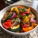 Air Fryer Tri-Color Quinoa Bowl