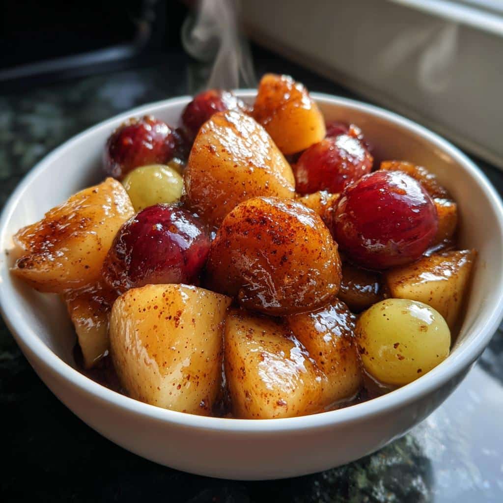 Air Fryer Winter Fruit Bowl