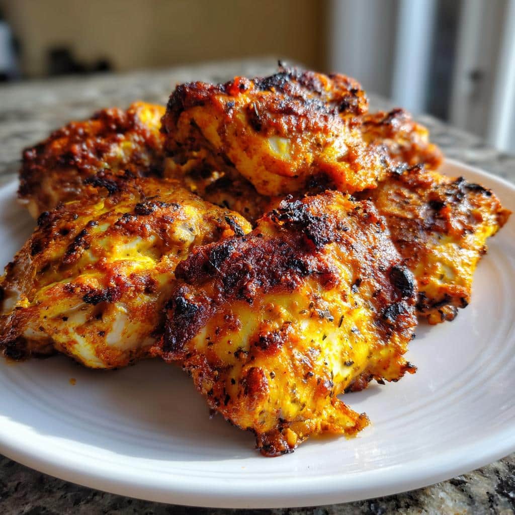Air Fryer Yogurt Chicken (Indian style)