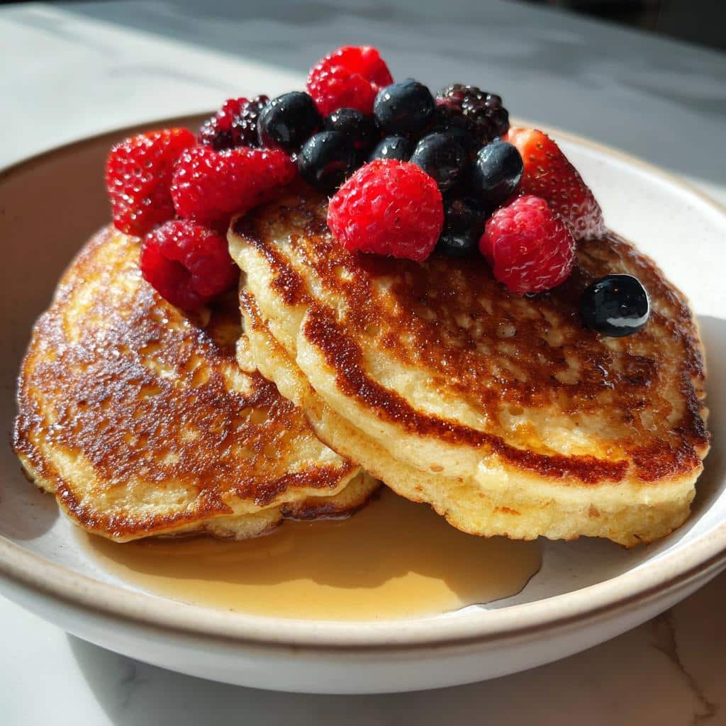 High-Protein Air Fryer Pancakes