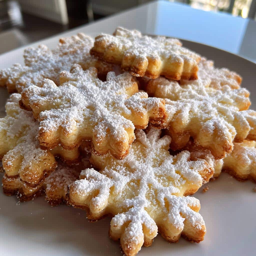 Holiday Air Fryer Snowflake Cookies - detail 1