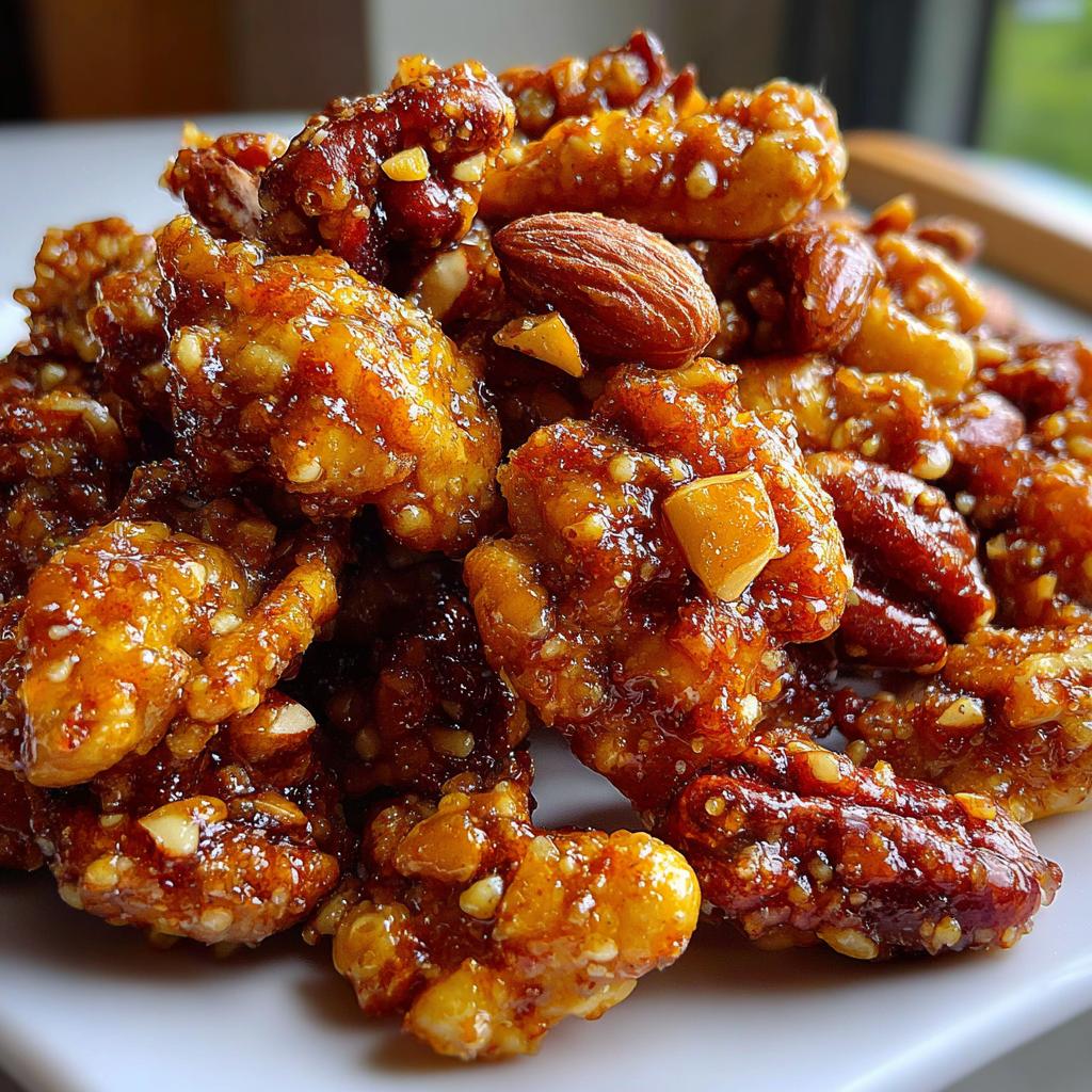 Keto Air Fryer Nut Clusters