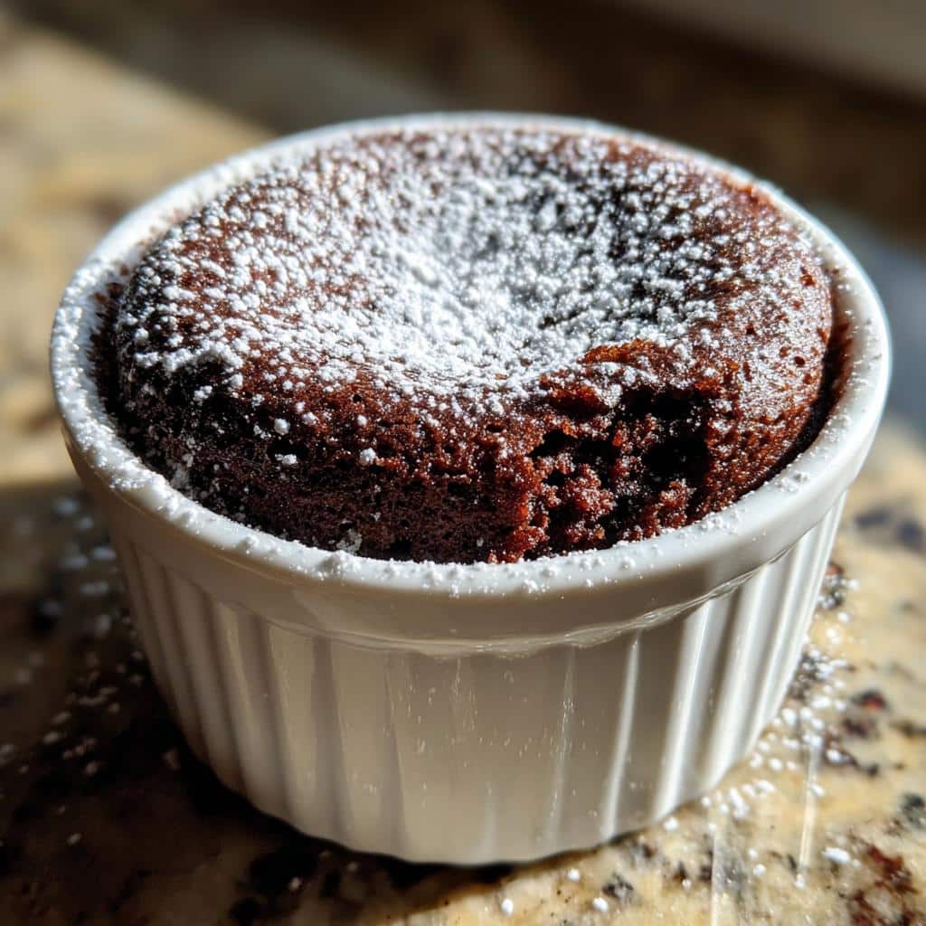 15-Minute Single-Serving Air Fryer Chocolate Cake Bliss 4 Single-Serving Air Fryer Chocolate Cake - detail 1