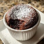 Single-Serving Air Fryer Chocolate Cake
