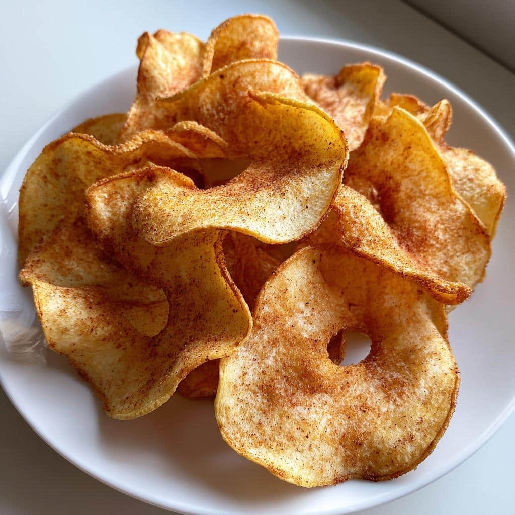 Sugar-Free Air Fryer Apple Chips - detail 1