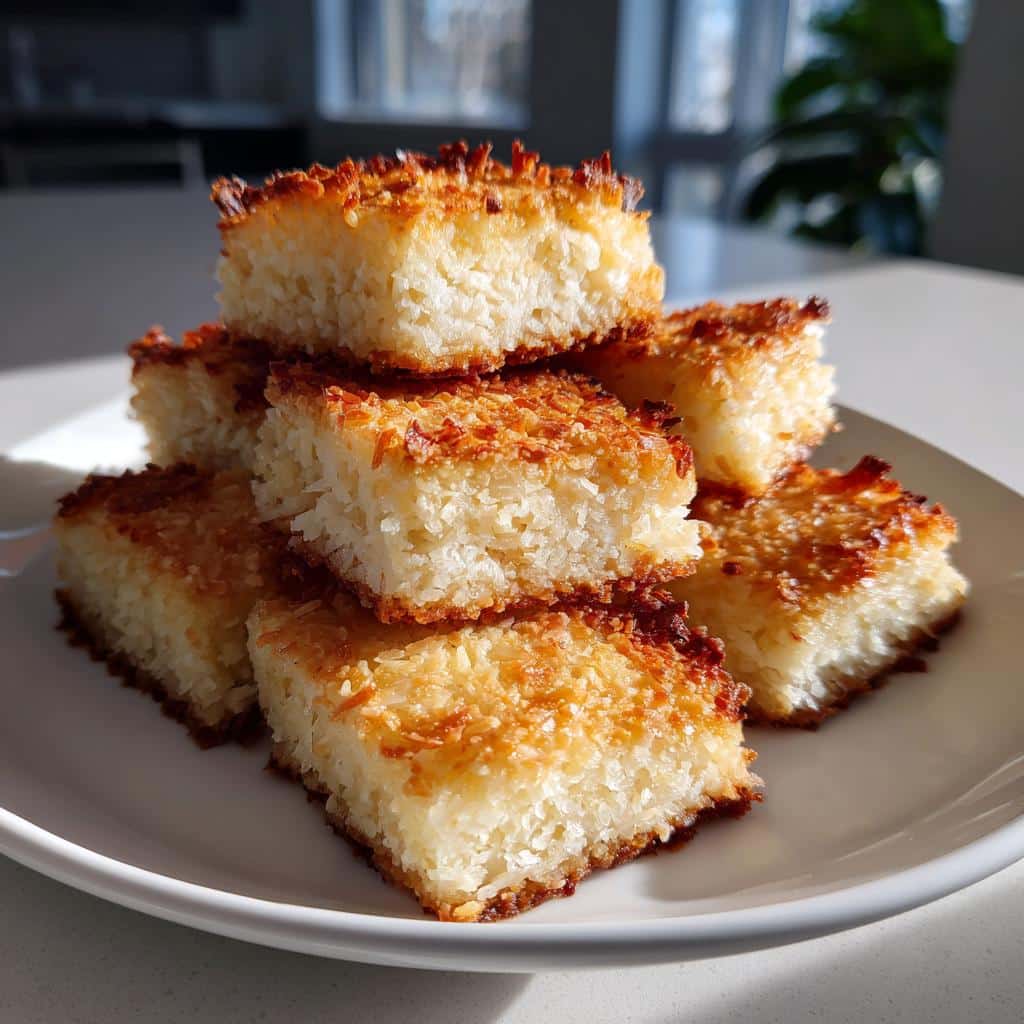 Sugar-Free Air Fryer Coconut Bars