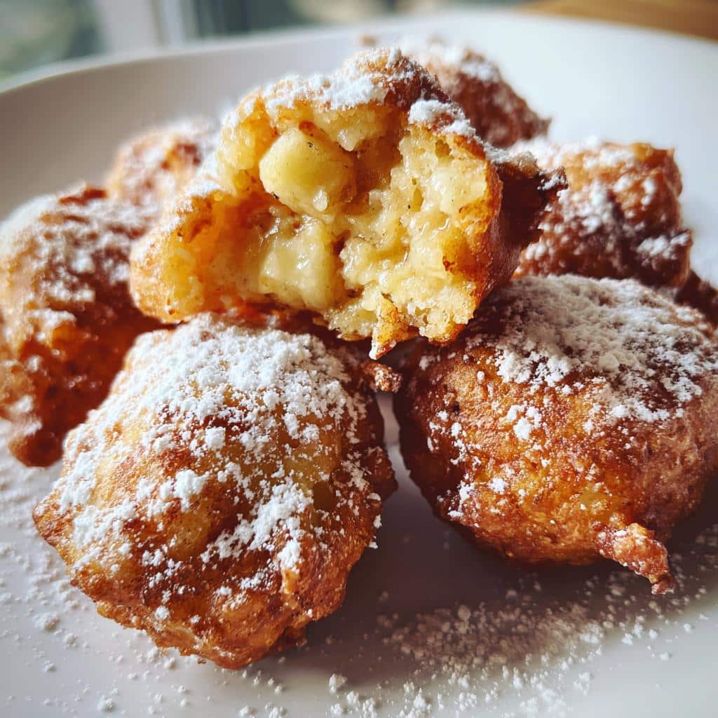 air fryer apple fritters 10 minute - detail 1