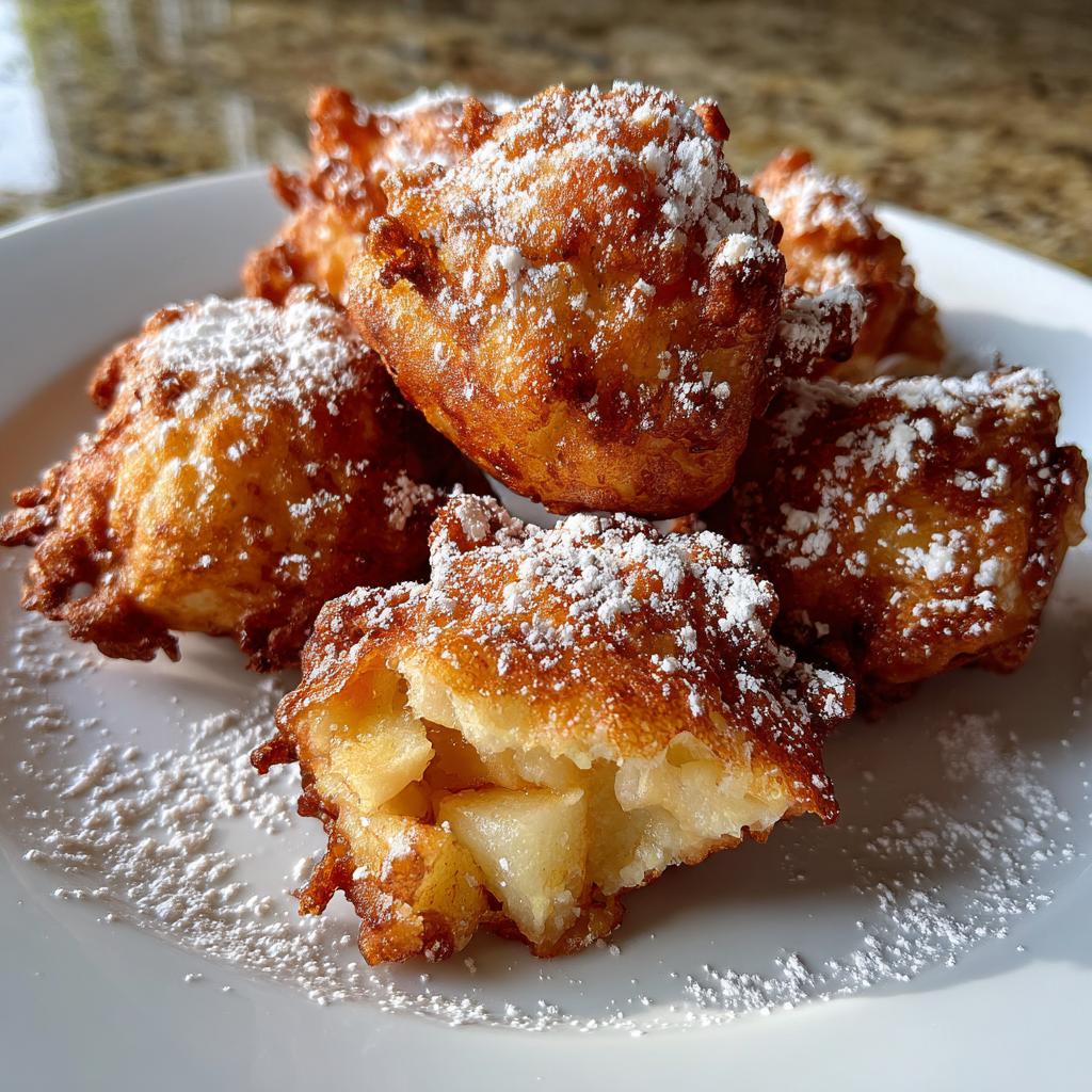 air fryer apple fritters 10 minute