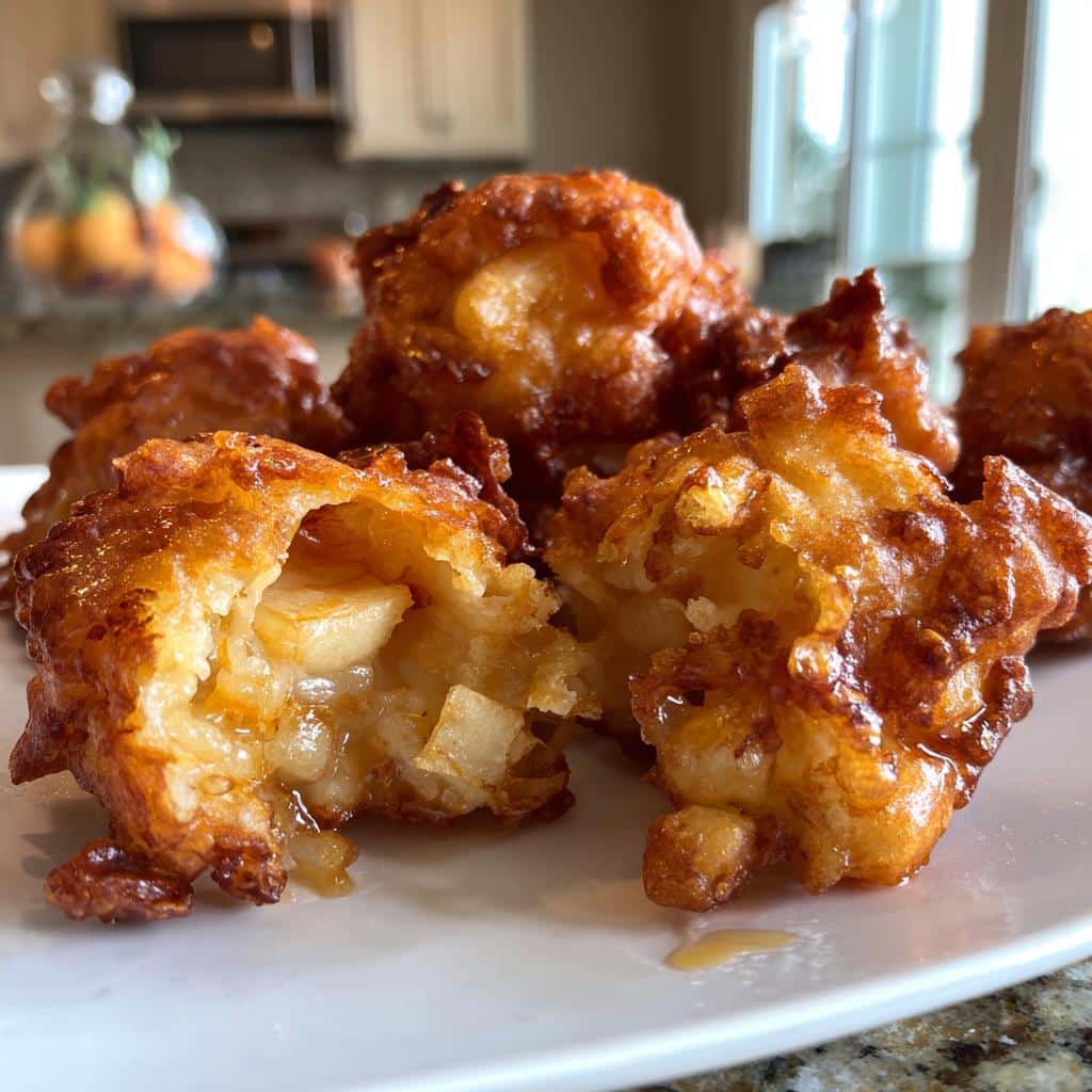 air fryer apple fritters 3 ingredient - detail 1