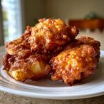 air fryer apple fritters 3 ingredient