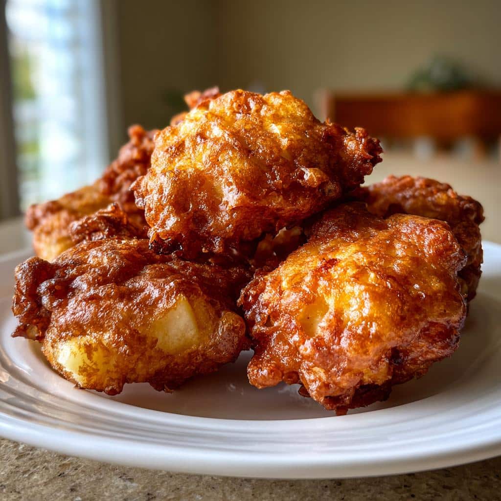 air fryer apple fritters 3 ingredient