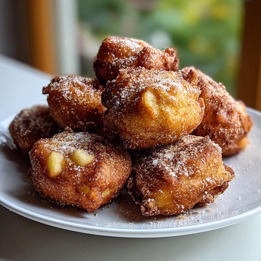 air fryer apple fritters 5 ingredient