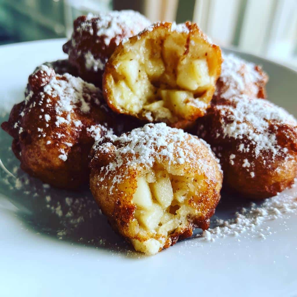 air fryer apple fritters 5 minute - detail 1
