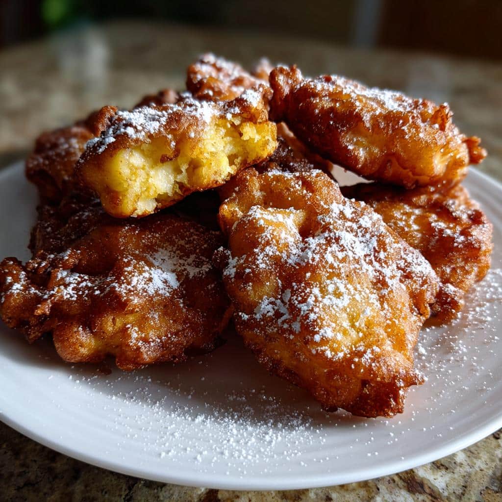 air fryer apple fritters comfort food - detail 1