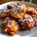 air fryer apple fritters comfort food