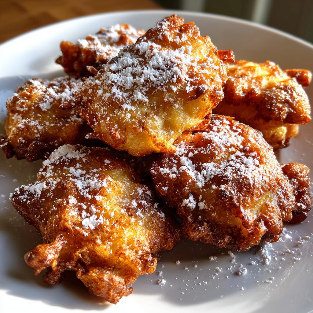 air fryer apple fritters comfort food