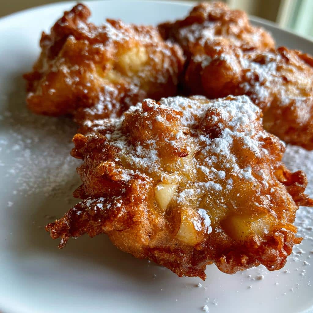 air fryer apple fritters easy - detail 1