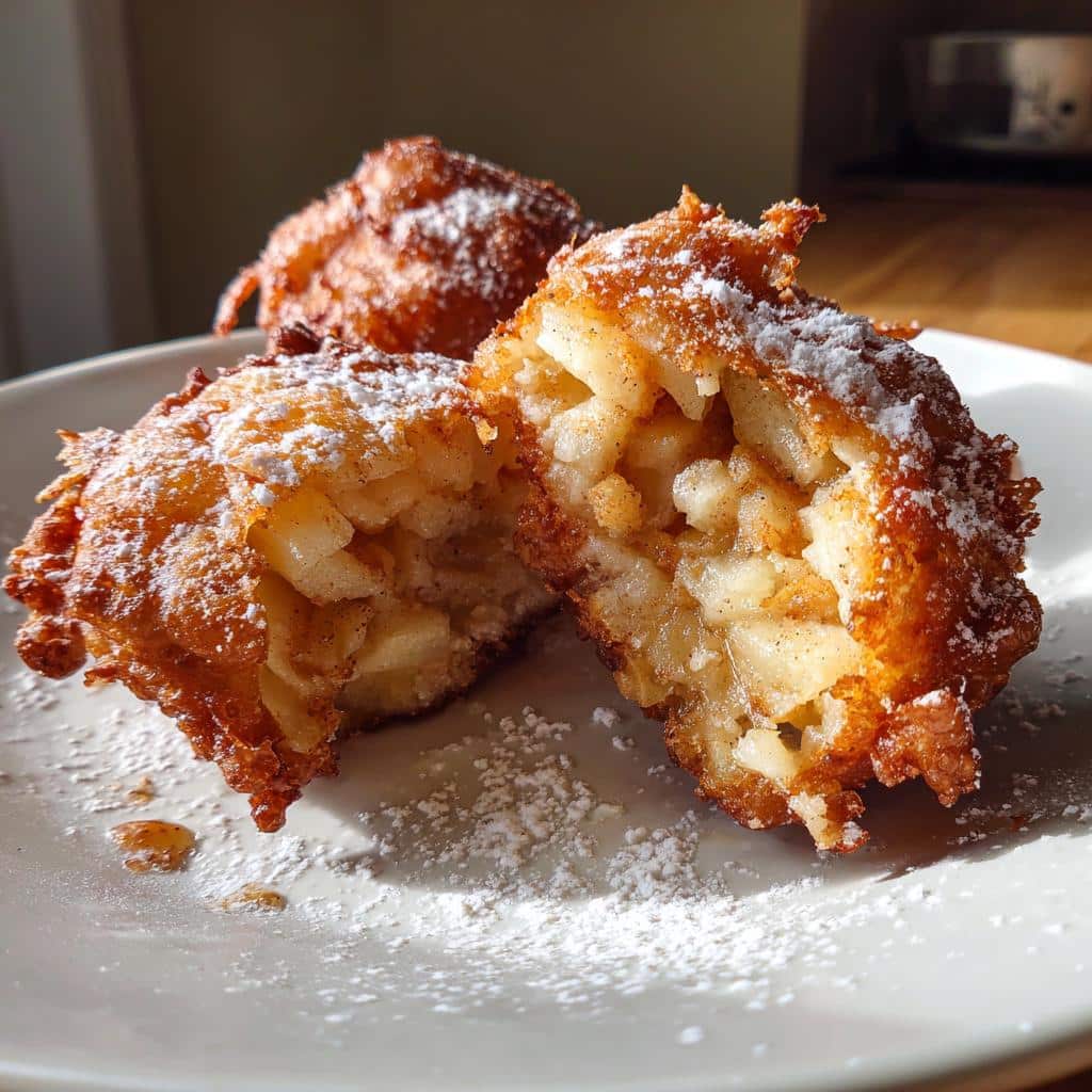 air fryer apple fritters easy
