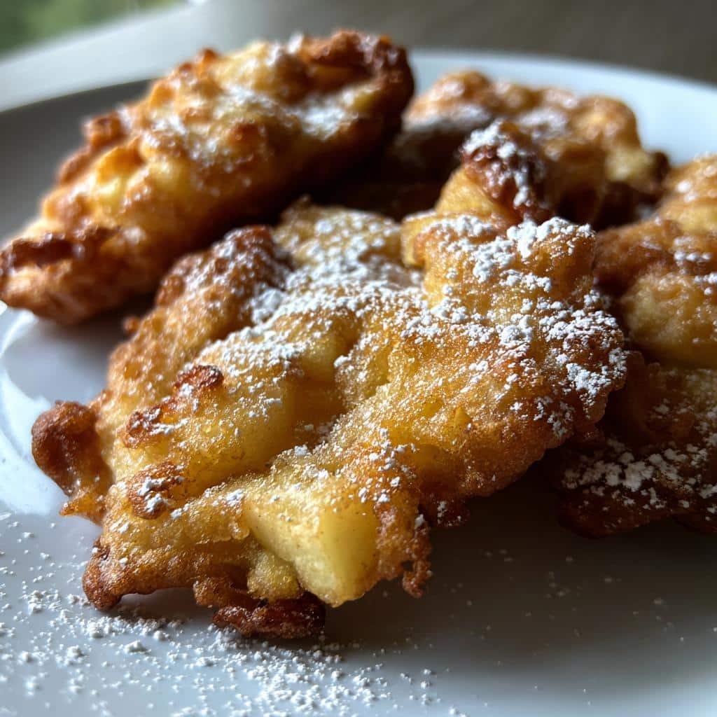 air fryer apple fritters homemade - detail 1