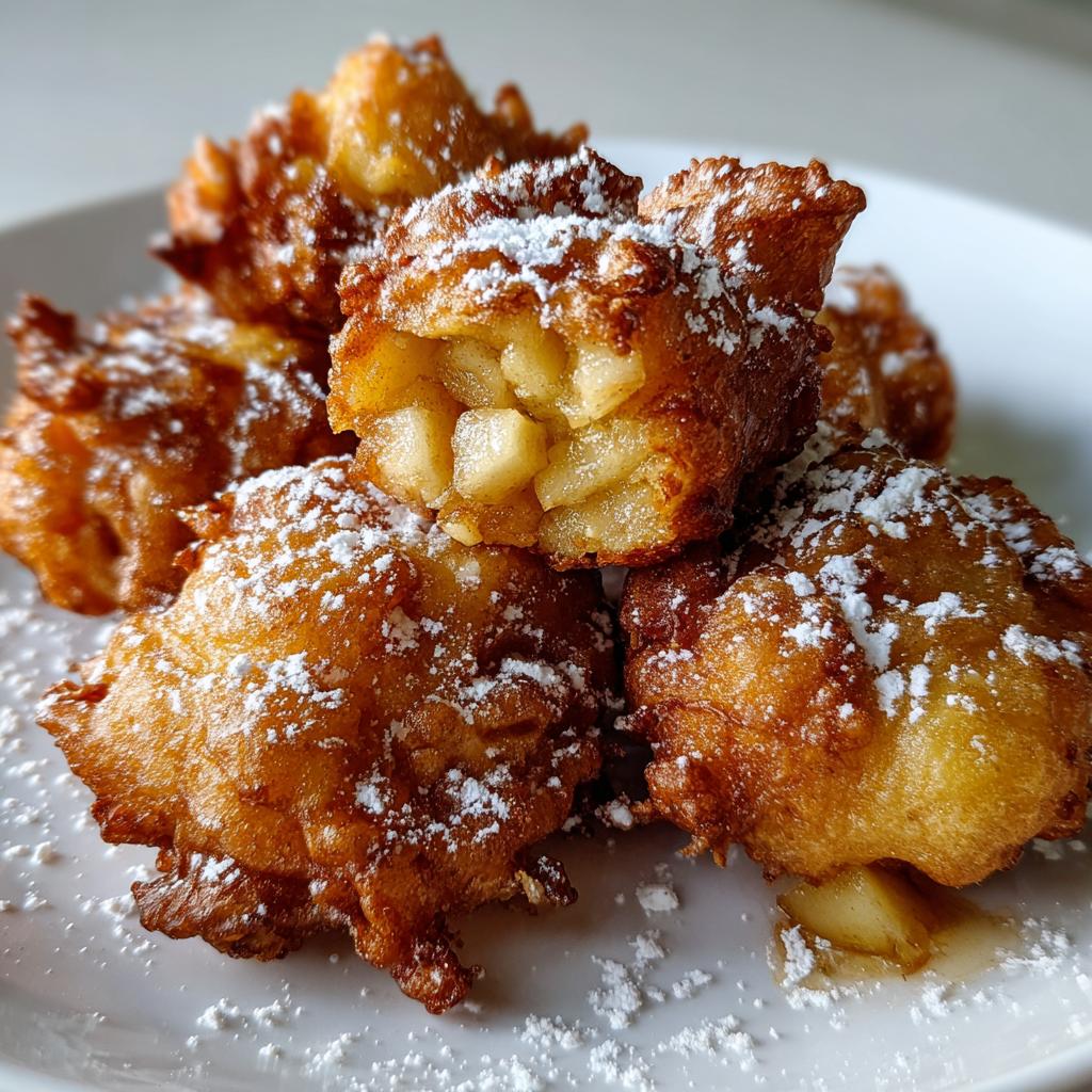 air fryer apple fritters no bake style