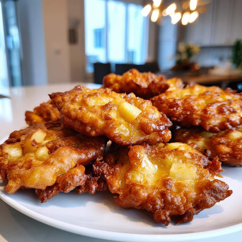 air fryer apple fritters no oven - detail 1