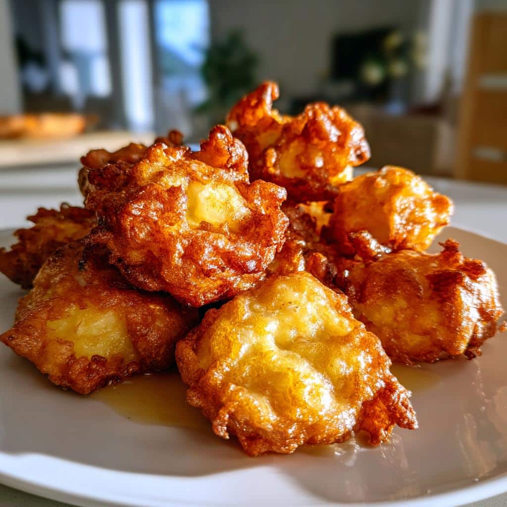 air fryer apple fritters quick