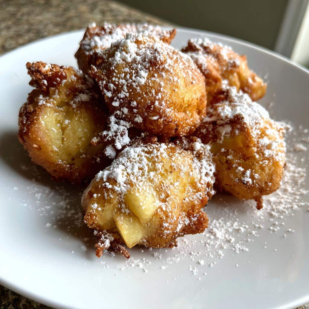 air fryer apple fritters simple ingredients - detail 1