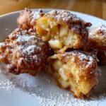 air fryer apple fritters simple ingredients