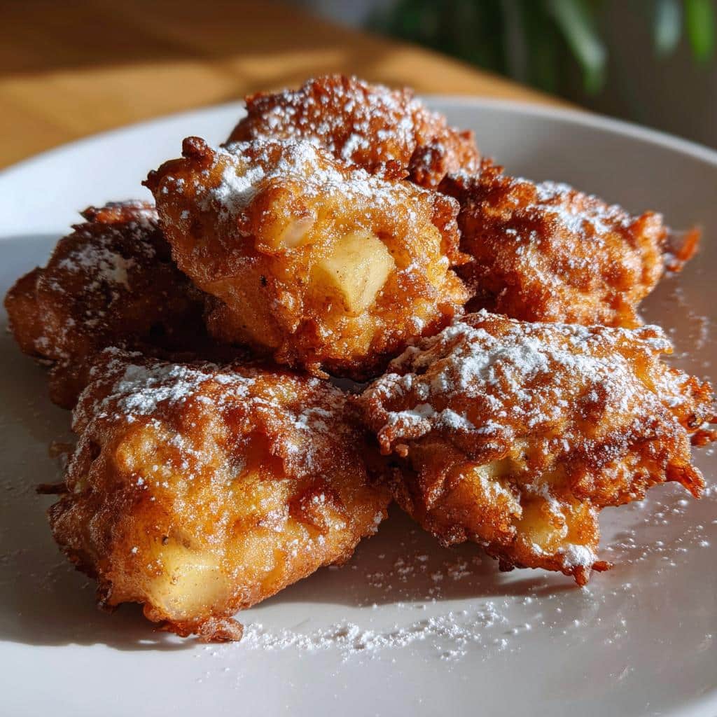 air fryer apple fritters valentines day