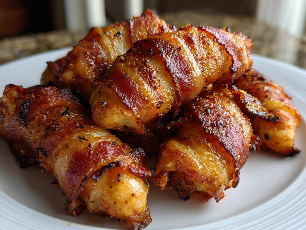 air fryer bacon wrapped chicken tenders recipe a must try - detail 1