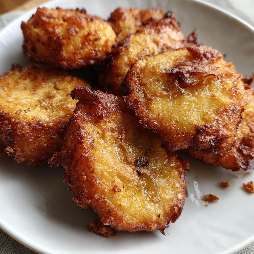 air fryer banana fritters 3 ingredient - detail 1