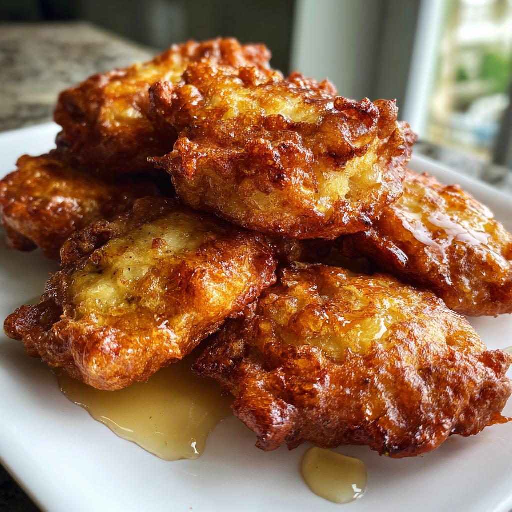 air fryer banana fritters from scratch - detail 1
