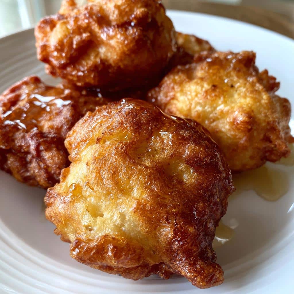 air fryer banana fritters healthy - detail 1