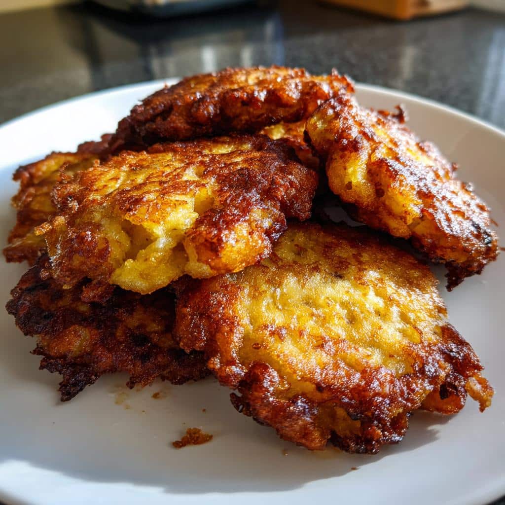 air fryer banana fritters high protein - detail 1