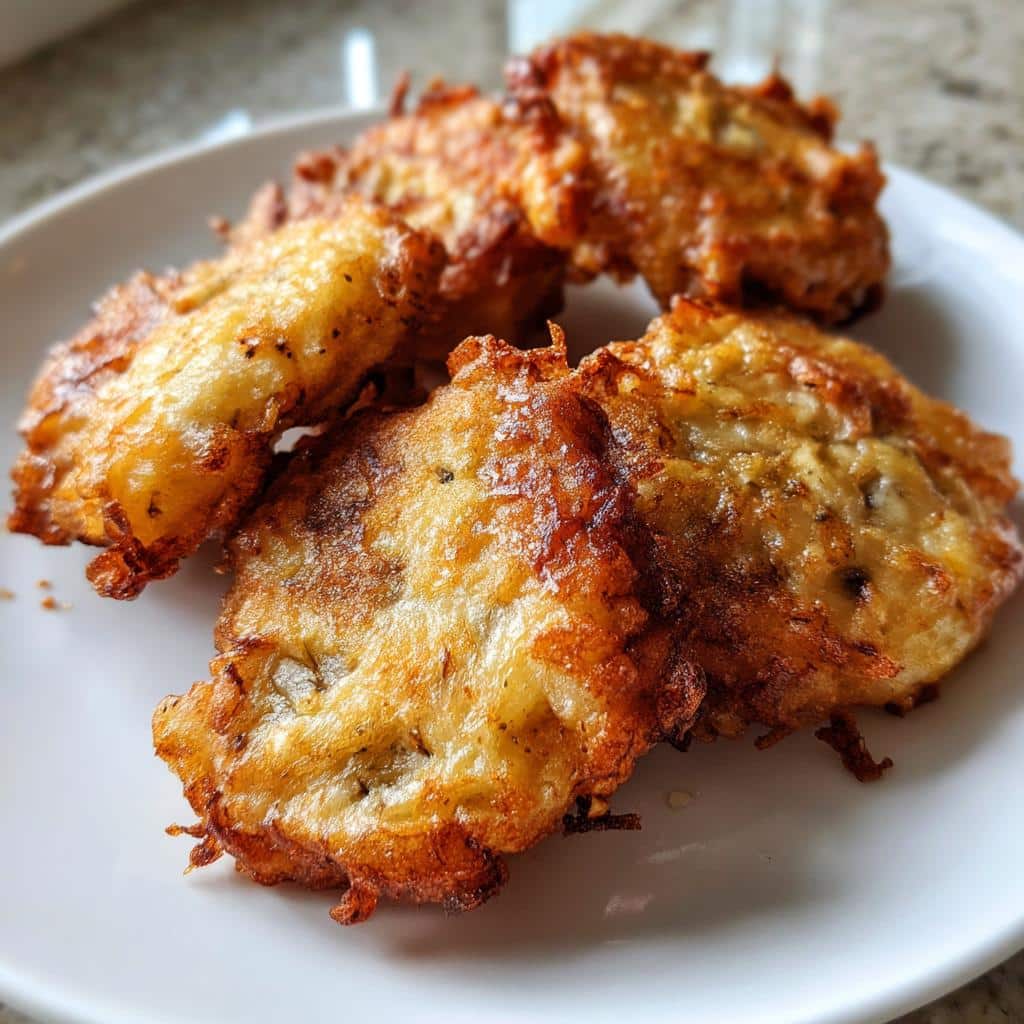air fryer banana fritters high protein