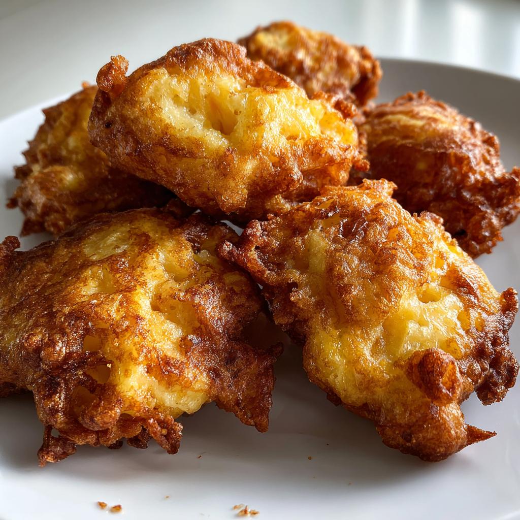 air fryer banana fritters homemade