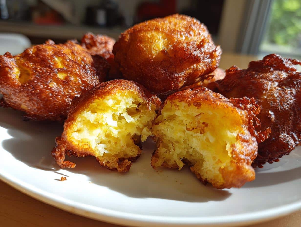 air fryer banana fritters no oven - detail 1