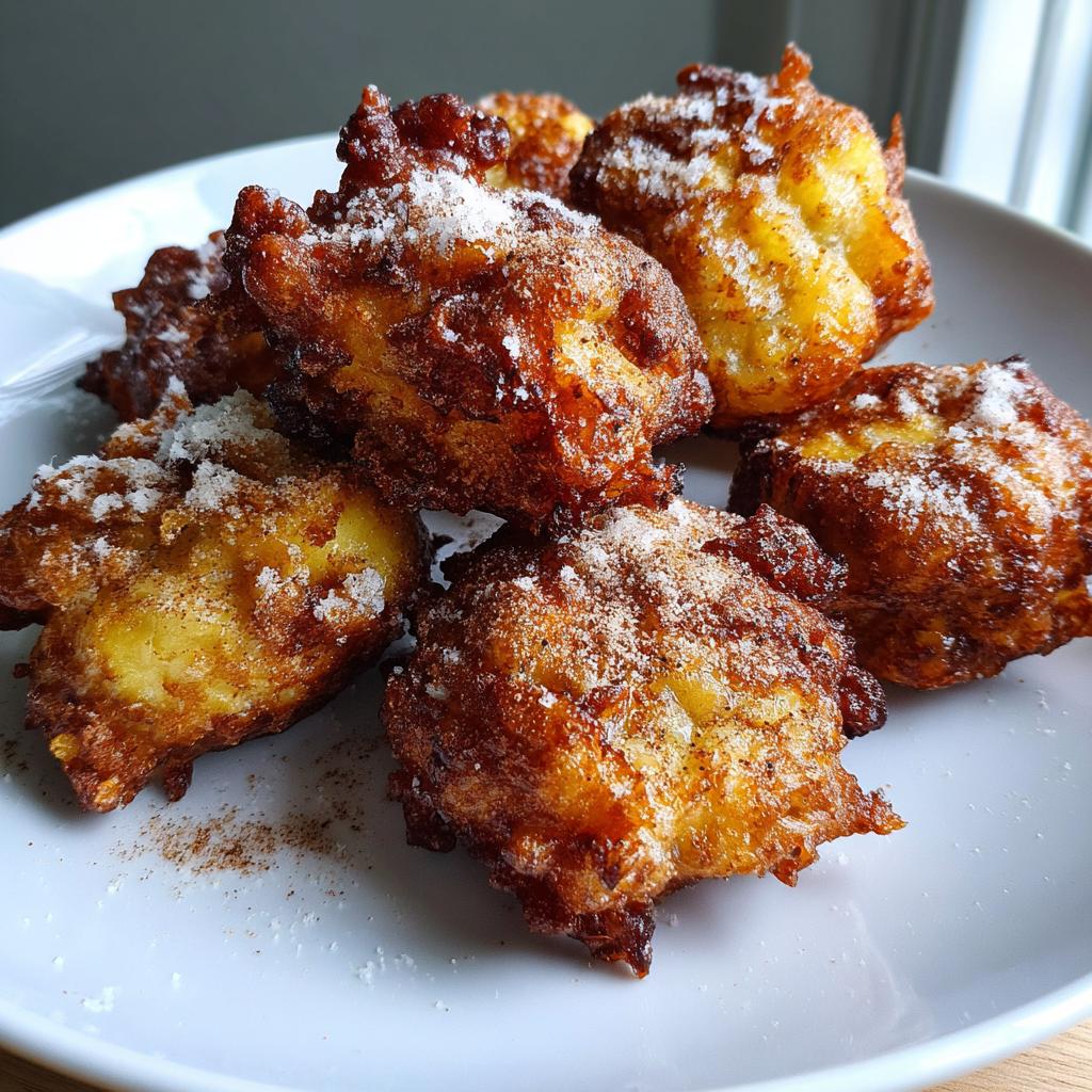 air fryer banana fritters quick