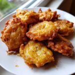 air fryer banana fritters simple ingredients