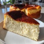 air fryer basque cheesecake 5 minute
