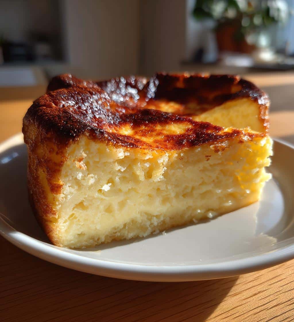 air fryer basque cheesecake comfort food