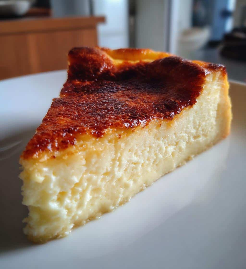 air fryer basque cheesecake for beginners - detail 1