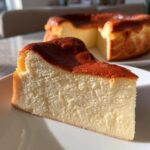 air fryer basque cheesecake for beginners