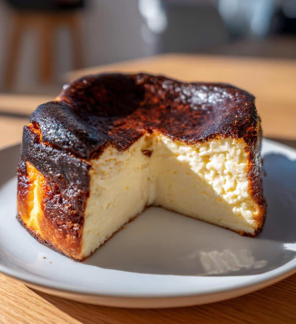 "Air Fryer Basque Cheesecake Gooey - 30-Minute Decadent Perfection" 4 air fryer basque cheesecake gooey - detail 1